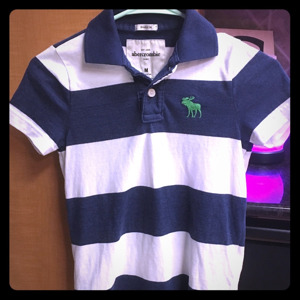 Boys size Medium Abercrombie collared shir